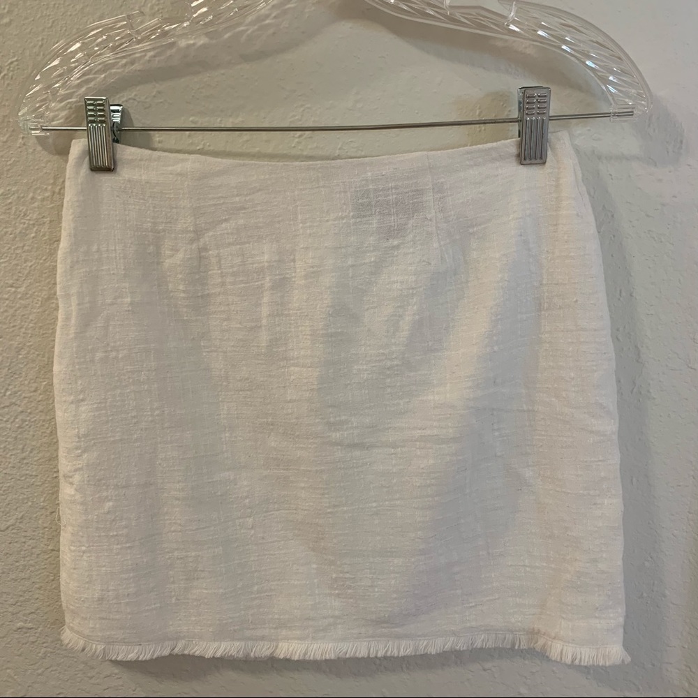 Linen Mini Skirt
